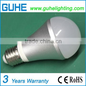 85-265vac e7 led bulb with 3 years warranty