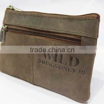 100% genuine leather stylish leather Coin Purse for girls