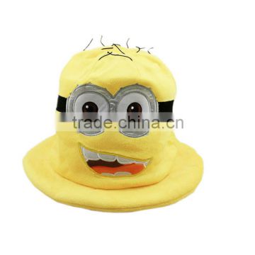 New Despicable Me Minion Jorge Soft Stuffed Plush Cap Cute Cosplay Hat