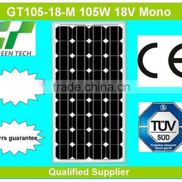 GT105-18-M 105W 18V cheap solar panels Zhejiang