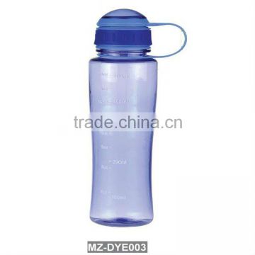 600ML clear eco-friendly plastic sport PC water bottle