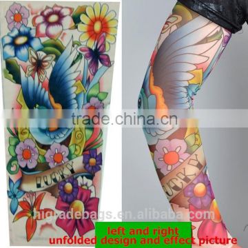 2015 hot sale fabric tattoo sleeve, nylon tattoo arm sleeve
