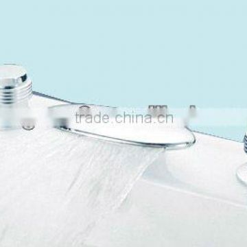 Bathtub stainless steel water fall spout