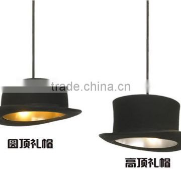 Elegant topper aluminum pendant lamp hat chandelier lighting