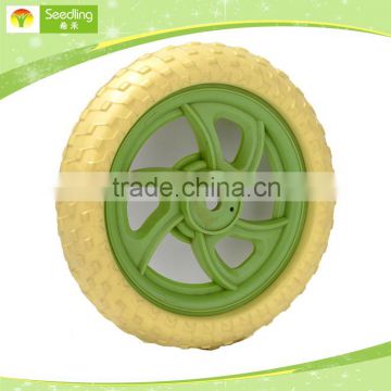 children tricycle eva foam wheel, 8 inch 10 inch plastic tricycle wheel for kids toy