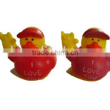 yellow and soft plastic ducks-R008