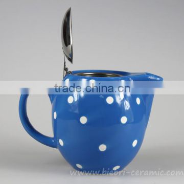 Small Antique Colored Glazed Decorative Ceramic Teapots Tea China Original