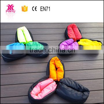 factory price 210T fast inflatable air lazy lounge sleeping bags for Travel agency