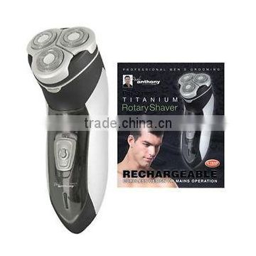 Paul Anthony Pro Series 3 Titanium Rotary Mens Electric Shaver Cordless RechargePaul Anthony Pro Series 3 Titanium Rotary Mens E
