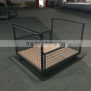 welded drop-gate mesh hand carts