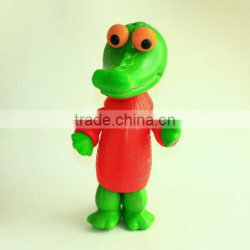 custom 6 inch plastic toy crocodile figures,Customize 6'' crocodile plastic toys figures