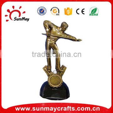 billiards figurine for sports trophy