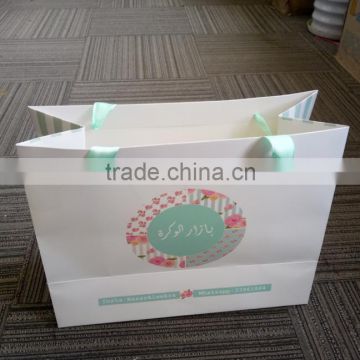 china fancy eco friendly cheap small paper gift bags with handles