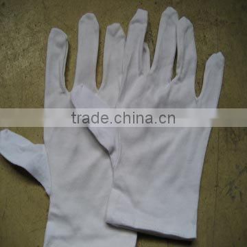 100% white cotton gloves