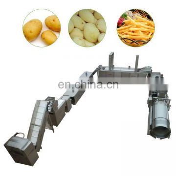 Automatic small scale potato chip maker potato chips making machine frozen french fries machinery