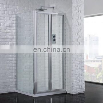 double sliding shower room bathroom partition glass