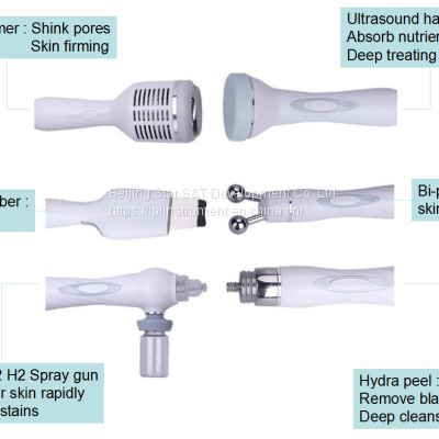 High Quality Eliminate Facial Blemishes 6 In 1 Hydra Facial Machine