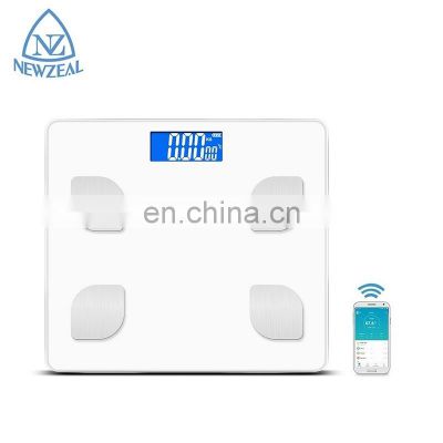 Amazon Lcd Display Multifunction Function Glass Blue Tooth Customize Body Fat Scale