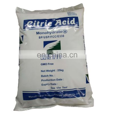 citric acid monohydrate(25KG)8-12mesh 8-40mesh