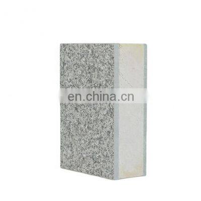 Decorative Siding PU Sandwich Panel 16mm Exterior Wall Insulation Board for Prefabricated House