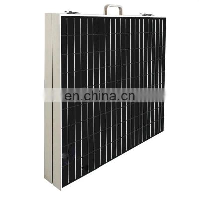 roof portable mini solar panel kit price 120W bifacial folding paneles solares portable foldable solar panels for home