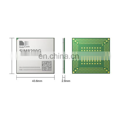 SIMCOM SIM8200G Multi-Band 5G NR/LTE-FDD/LTE-TDD/HSPA+ Module, 5G Module SIM8200G SIM8200 up to 4.0 Gbps Data Transfer