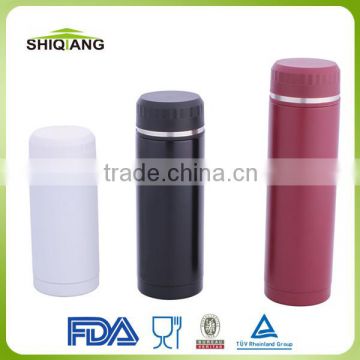 China manufacturers 16oz double walled stainless steel high vacuum thermos with lid and tea filter