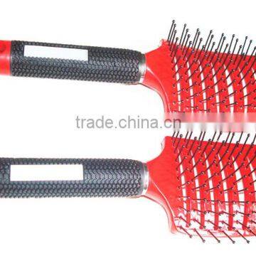 beautiful professional salon plastic hair brush