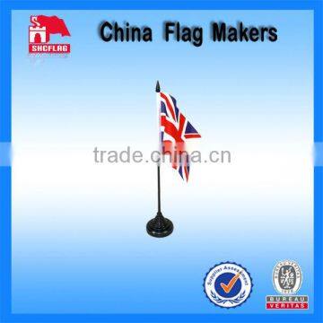 UK Cheap Table Flag Holder By Screen Printing