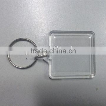 Square keychain/plastic keychain