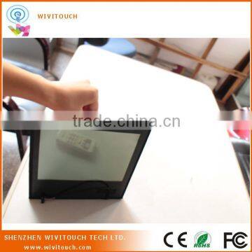 Ttransparent panel LCD display with remote controller