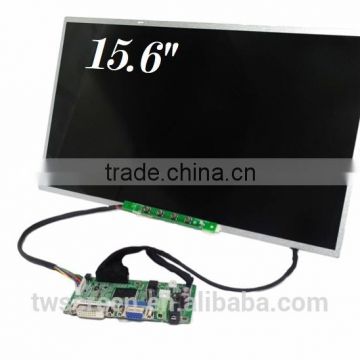 15.6 inch TFT LCD PANEL with 1366x768 resolution with display kits for Industrial PC,TWS156LXW
