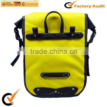 dry bag for bike with 40liter yellow