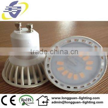 new style GU10 12SMD 5630 5W led spotlight alu housing with good heat dissipation