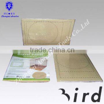 pet product bird cage gravel paper