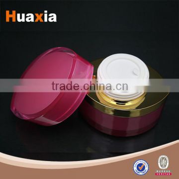 Packaging Wholesale Oval Shaped Hot Stamping acrylic cosmetic jar