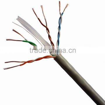 4pairs stranded 0.57BC & CCA UTP CAT6 cable