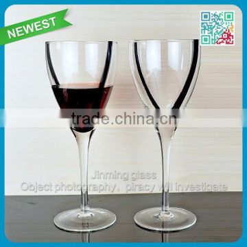 2015 Newest Classical borosilicate glass cup goblet Two Custom red wine glasses stemware cups for toasting club glass cup goblet