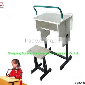 China Factory Modern Middle School Classroom Furniture Student Desk and Chair