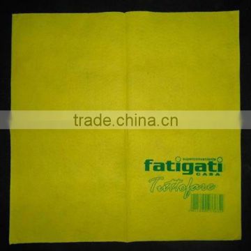 Needle punched nonwoven all purpose cleaning cloth