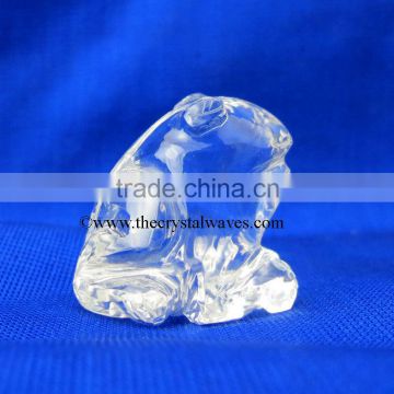 Wholesale Crystal Quartz / Sfatik Hand Carved Frog