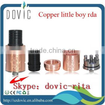 New coming 1:1 e cig atomizer copper little boy rda clone