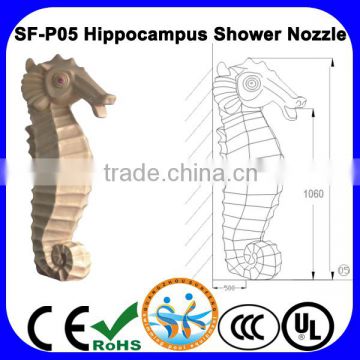 Water park cartoon impact bath hippocampus shower nozzle