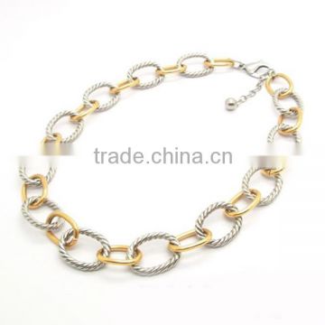 316l Stainless steel chain necklace jewelry gold chain necklace designs
