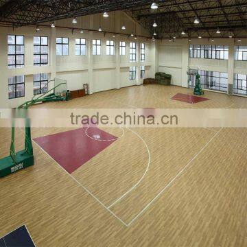 High density fiber Material basketball flooring prices