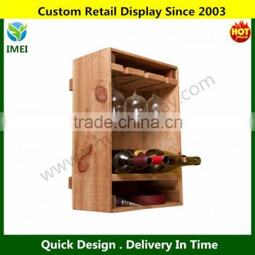 Wine Crate Combo Glass & Bottle Rack YM6-735