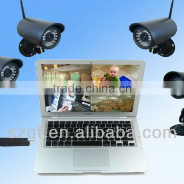 Home SecurityUSB DVR IP Monitoring CCTV Quad Camera