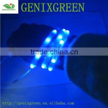 7 colors led flashing line most fashion rubber led flashing line for shoes