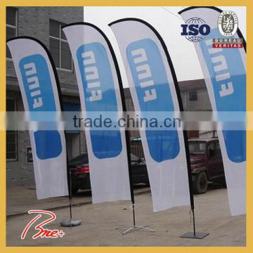 outdoor advertising 100% polyester feather flag