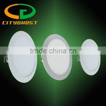 Warm white cut out 200mm 8" inches round LED ceiling panel light